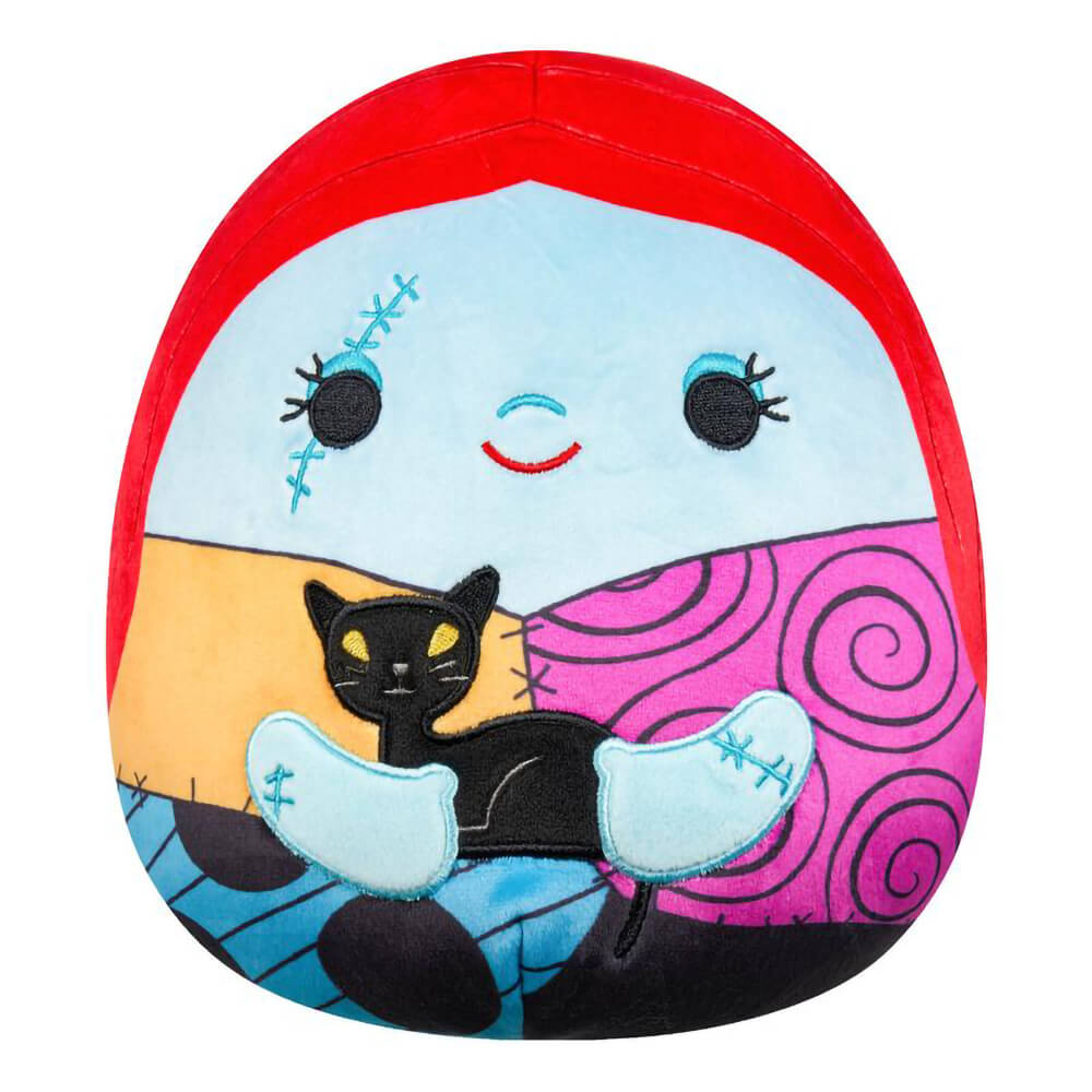 Squishmallows Original Disney 8 Inch Sally Holding Black Cat Plush