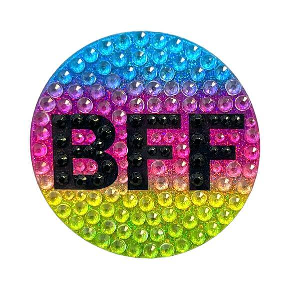 StickerBeans Rainbow Bff Rhinestone Sticker