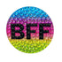 StickerBeans Rainbow Bff Rhinestone Sticker