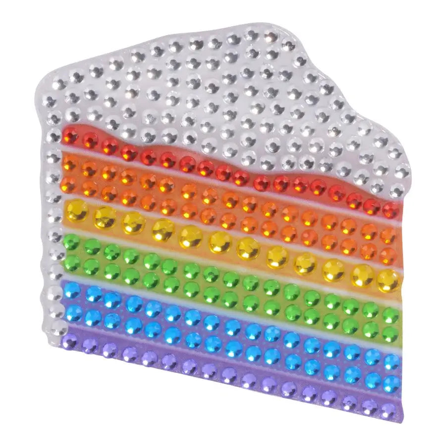 StickerBeans Rainbow Cake Rhinestone Sticker