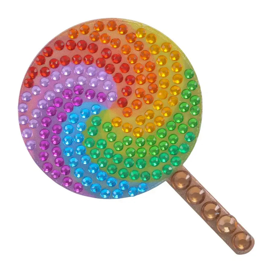 StickerBeans Rainbow Lolipop Rhinestone Sticker