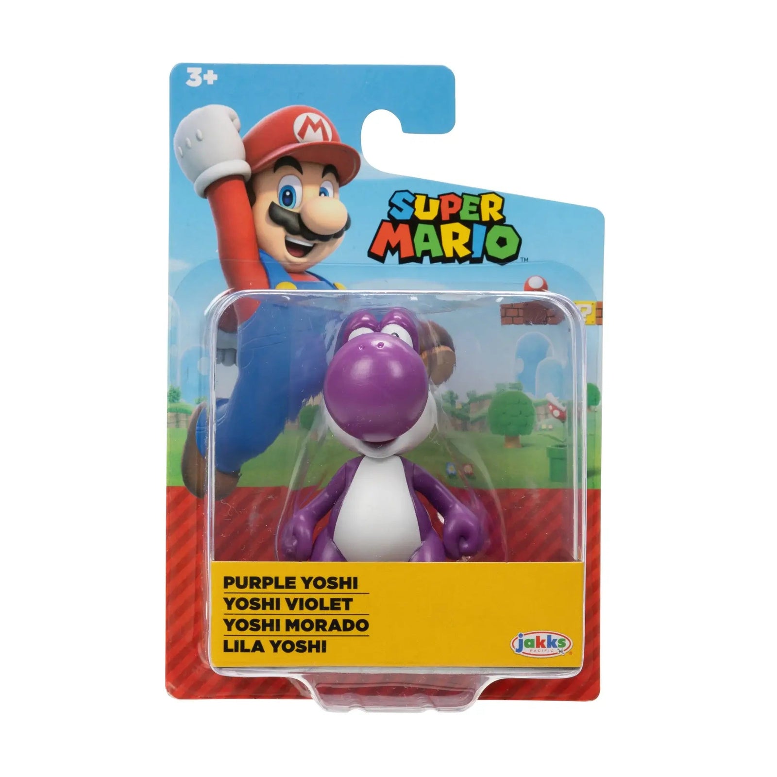 Super Mario Purple Yoshi 2.5 Inch Action Figure package