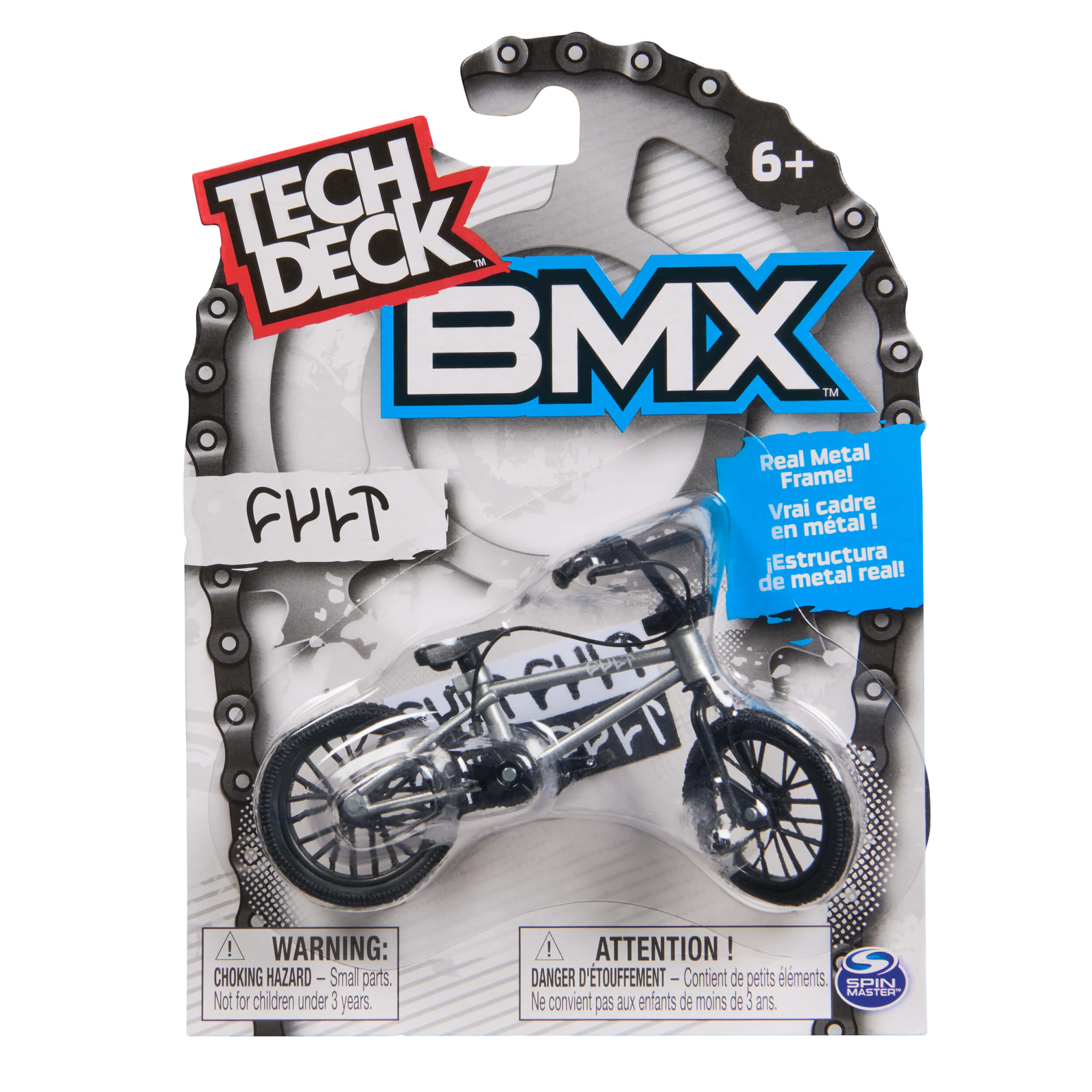 Tech Deck BMX Cult Crew Vick Behm Race Expert Raw Bike