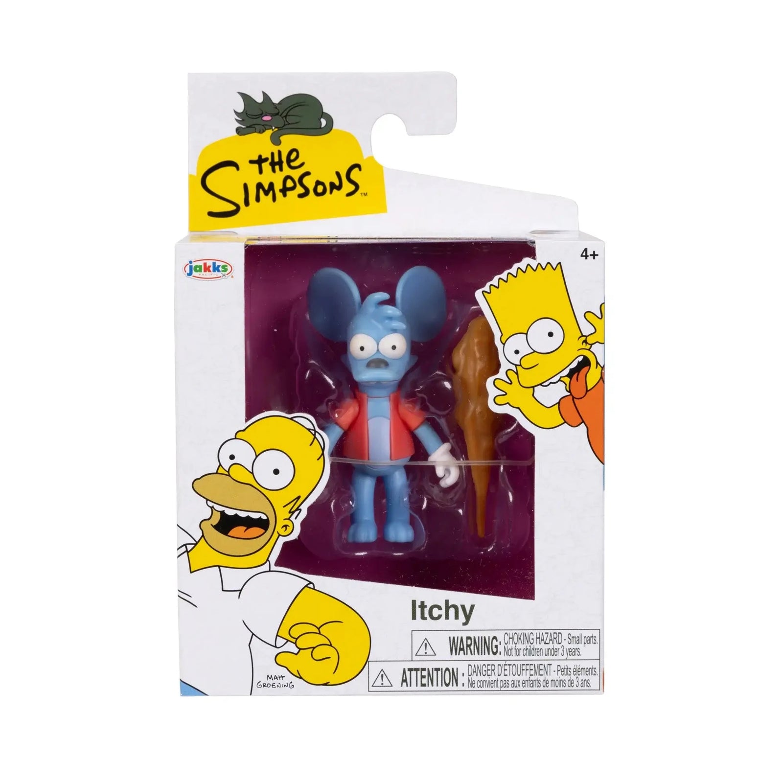 The Simpson's 2.5in Figures Wave 2 Itchy