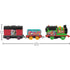 Thomas & Friends Graffiti Percy Motorized Toy Train Engine with Cargo Cars measurements