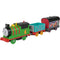 Thomas & Friends Graffiti Percy Motorized Toy Train Engine with Cargo Cars