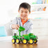 TOMY John Deere 6 Inch Sandbox Toy Set with Toy Truck and Toy Tractor