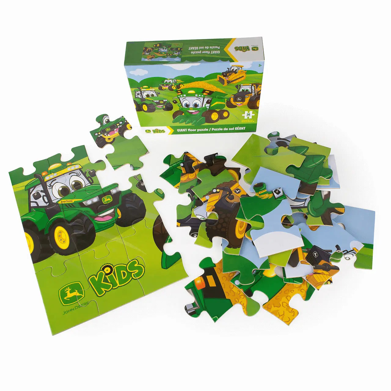 TOMY John Deere Kids 36 Piece Floor Puzzle