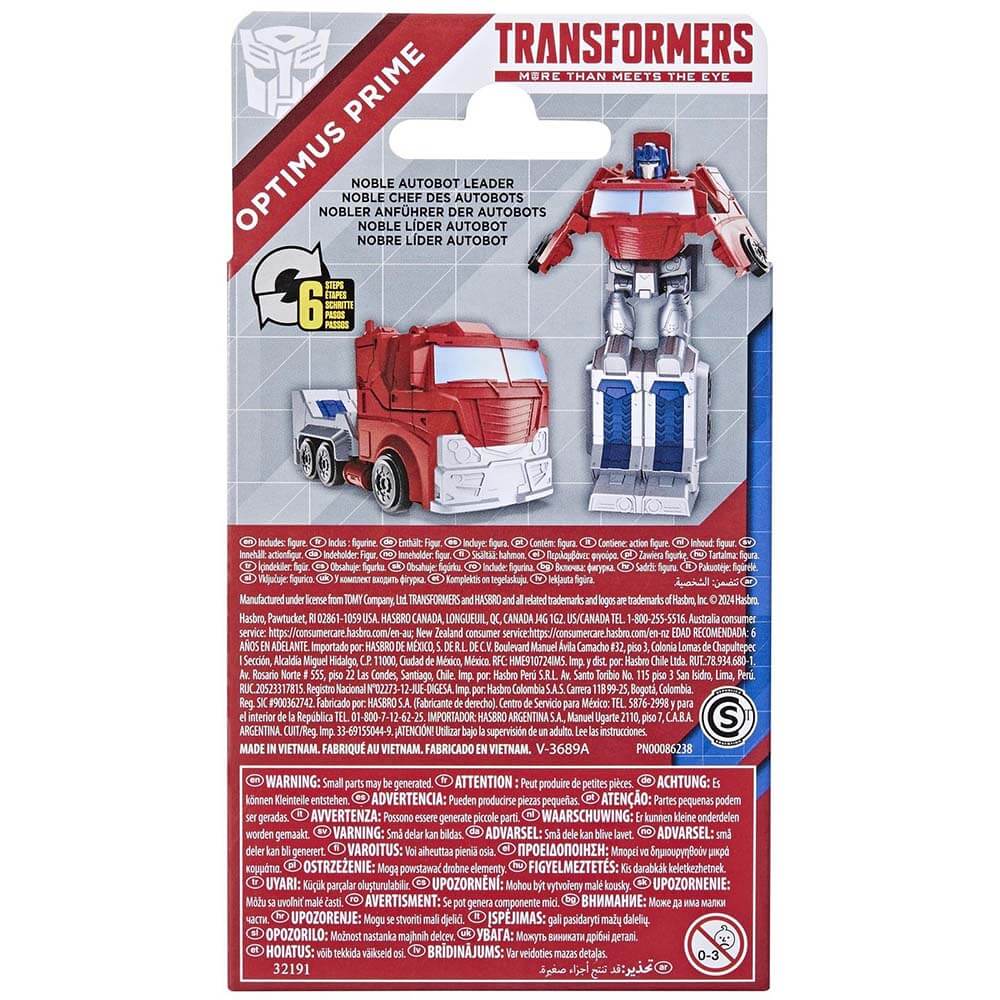 Transformers Authentics Bravo Optimus Prime 4.5