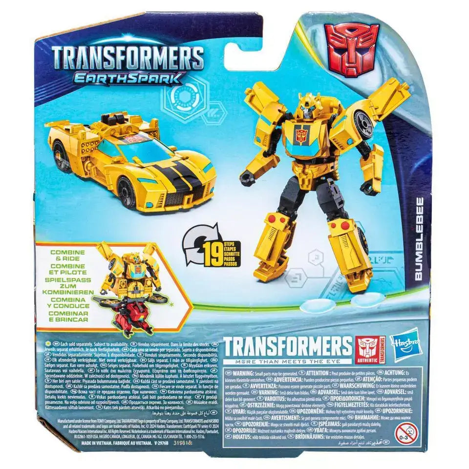 Transformers EarthSpark Warrior Class Bumblebee 5 Inch Action Figure