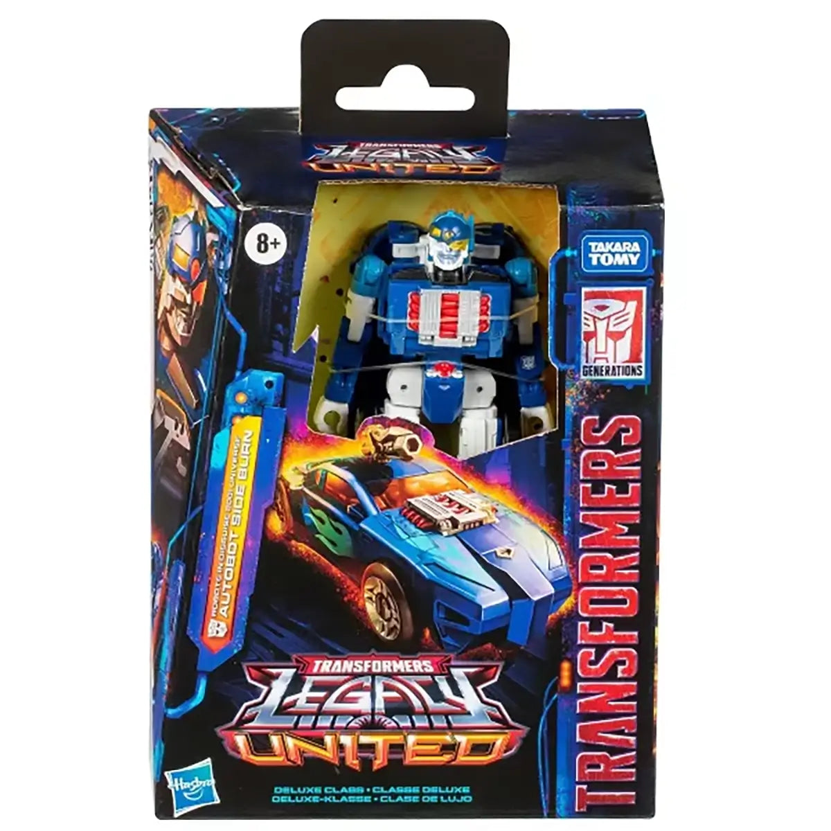 Transformers Legacy Evolution Robots in Disguise Side Burn Action Figure package