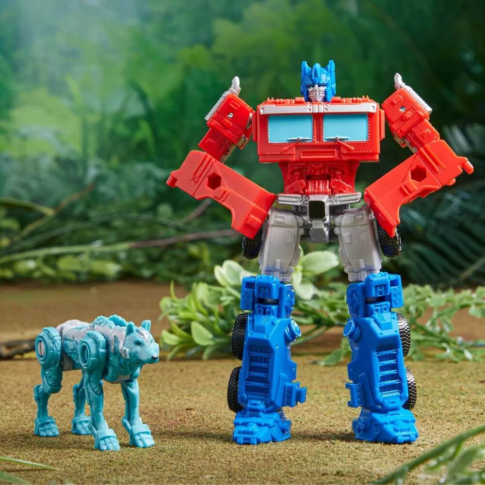 Transformers: Rise of the Beasts Beast Alliance Beast Weaponizers 2-Pack Optimus Prime & Chainclaw