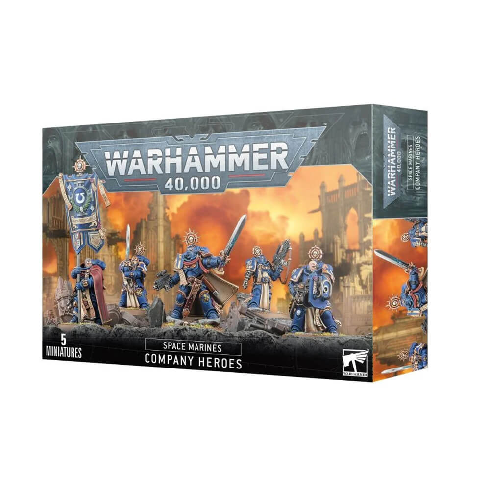 Main packaging box of Warhammer 40K Space Marines Company Heroes