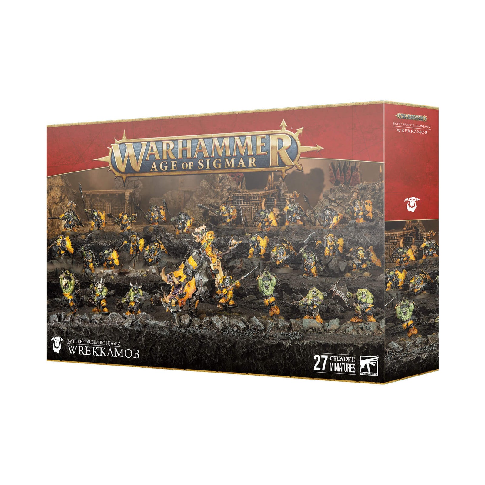 Warhammer Age of Sigmar Battleforce Ironjawz Wrekkamob Set