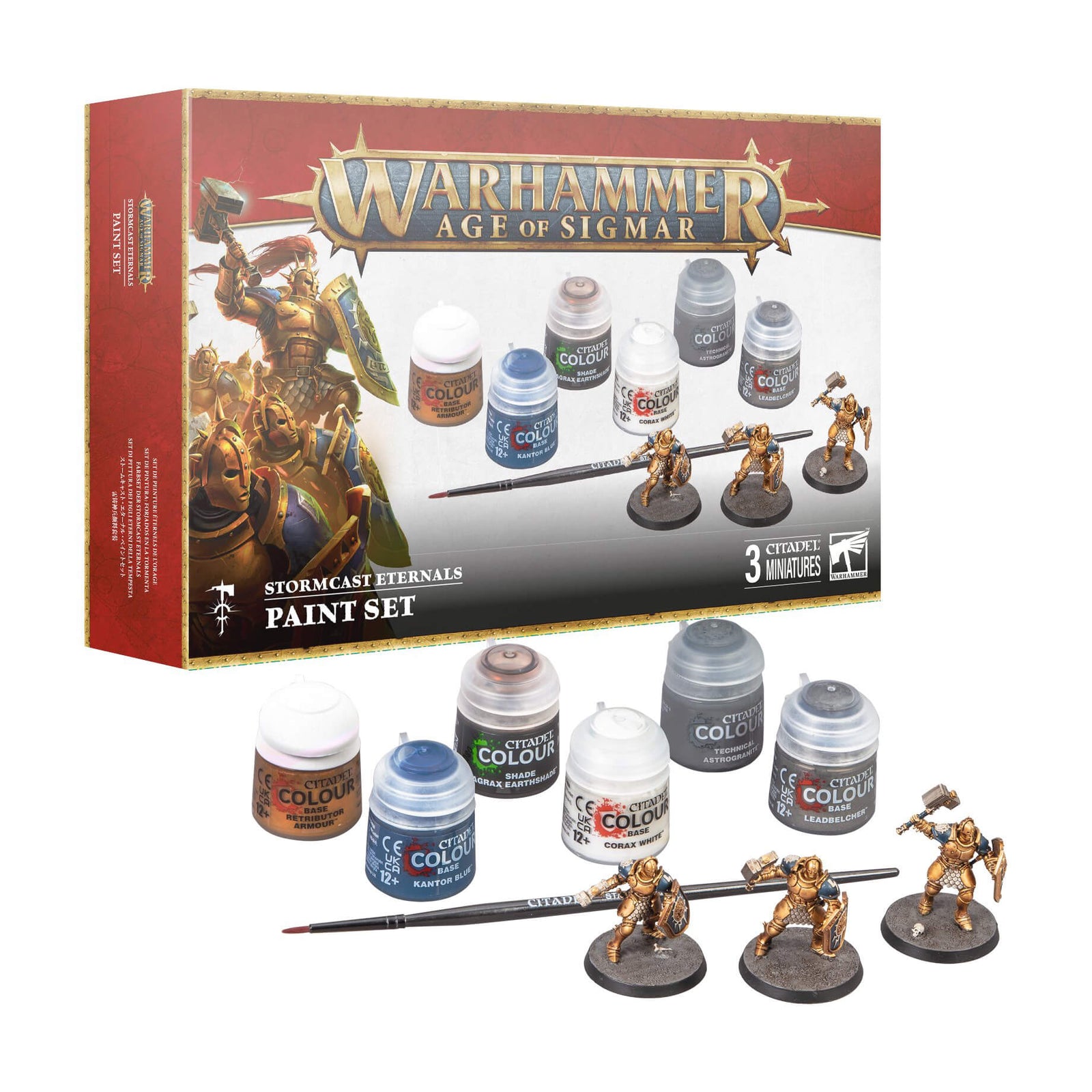 Warhammer Age of Sigmar Stormcast Eternals Paint Set