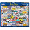 White Mountain Puzzles State Plates 500 Piece Jigsaw Puzzle