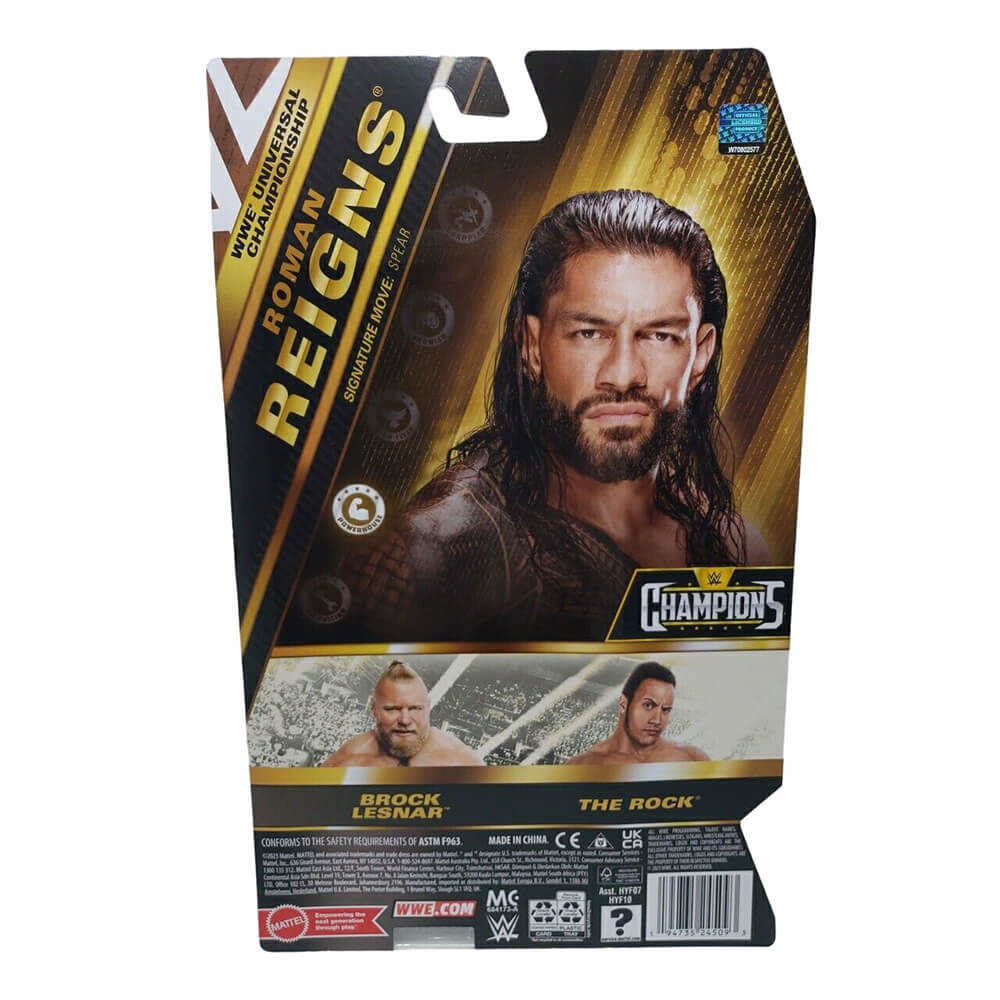 WWE Champions Roman Reigns with Universal Championship 1:12 Scale Action Figure