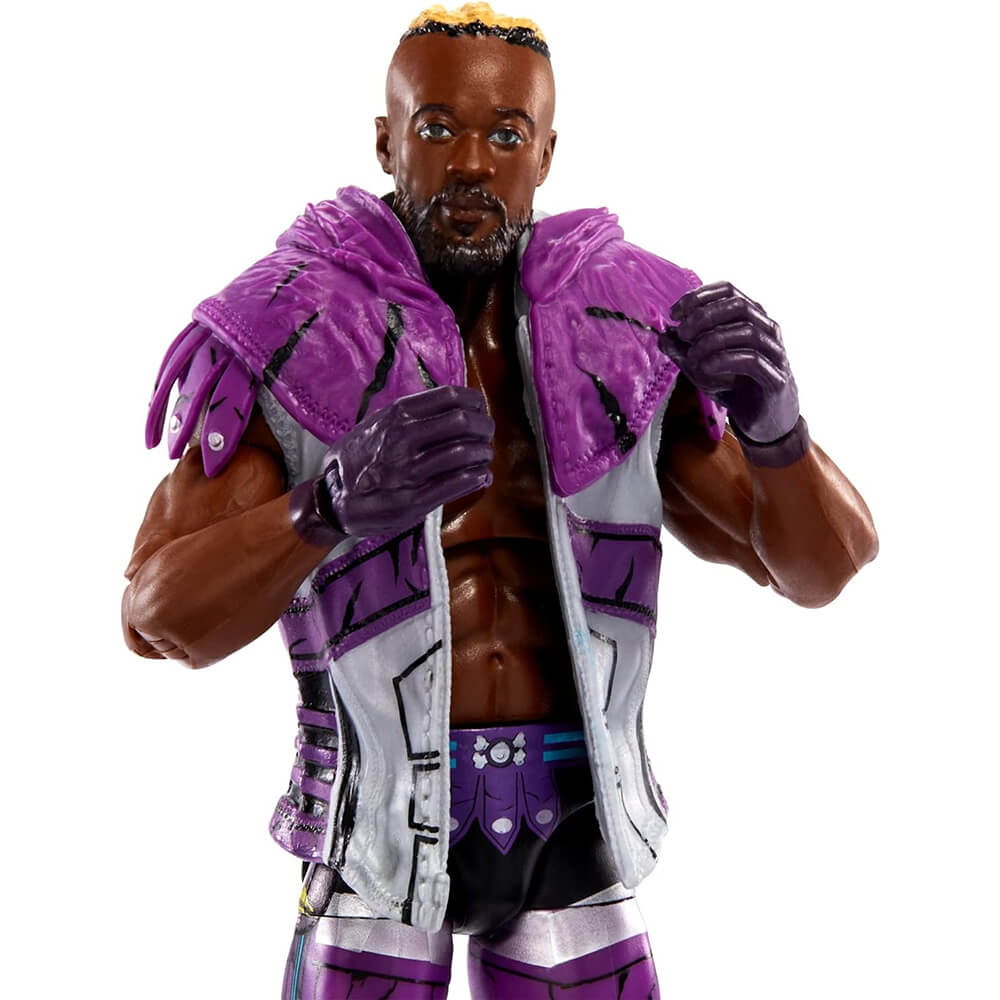 WWE Elite Collection Series 96 Kofi Kingston Action Figure close up