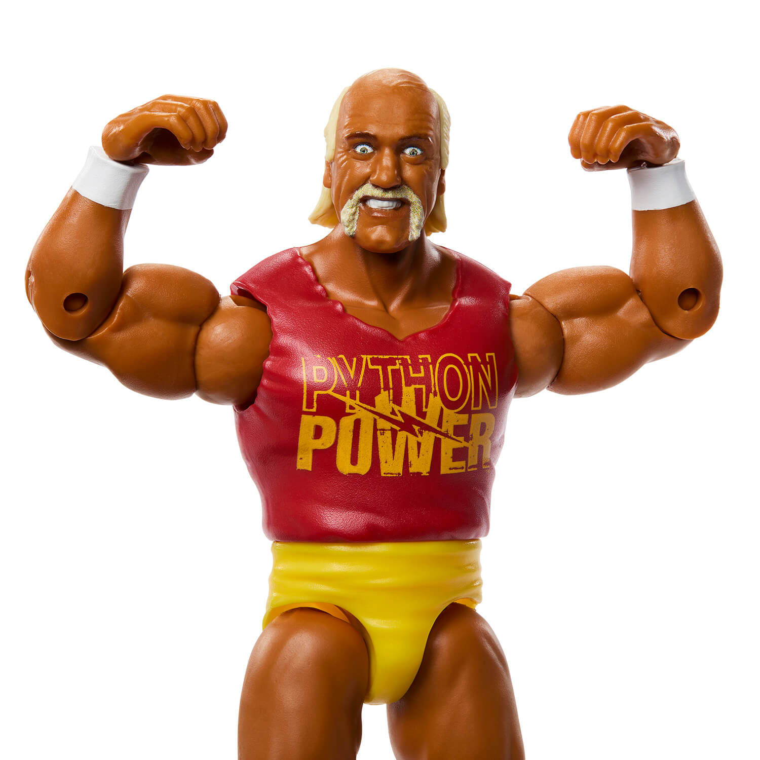 Closeup of WWE Main Event Series 148 Hulk Hogan Action Figure