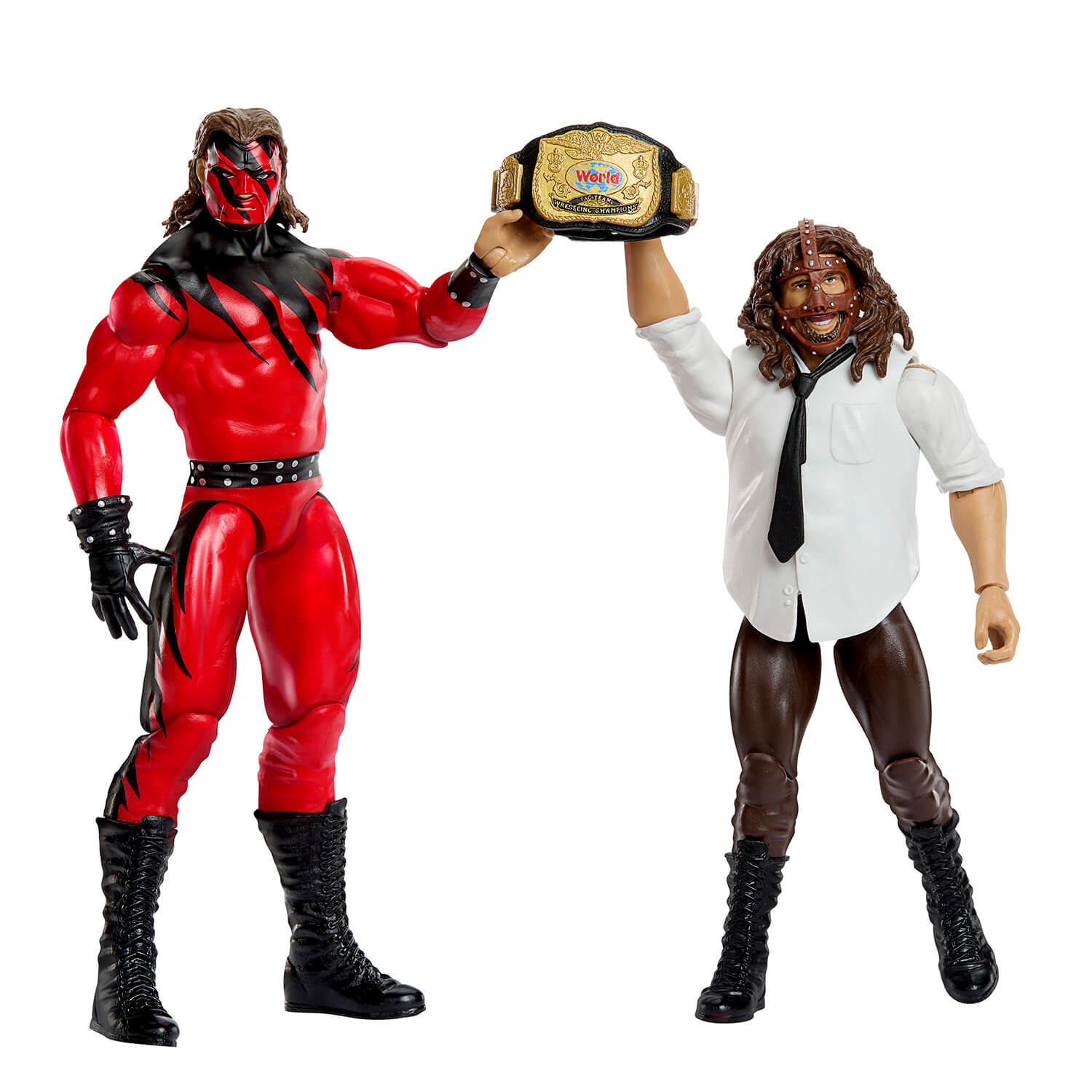 WWE Main Event Showdown Series 18 Kane and Mankind Action Figure 2-Pack