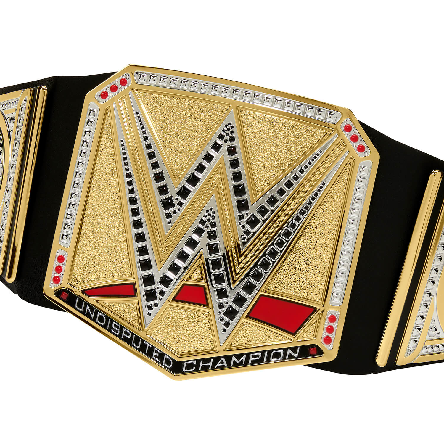 Closeup of the WWE Undisputed WWE Universal Championship Belt