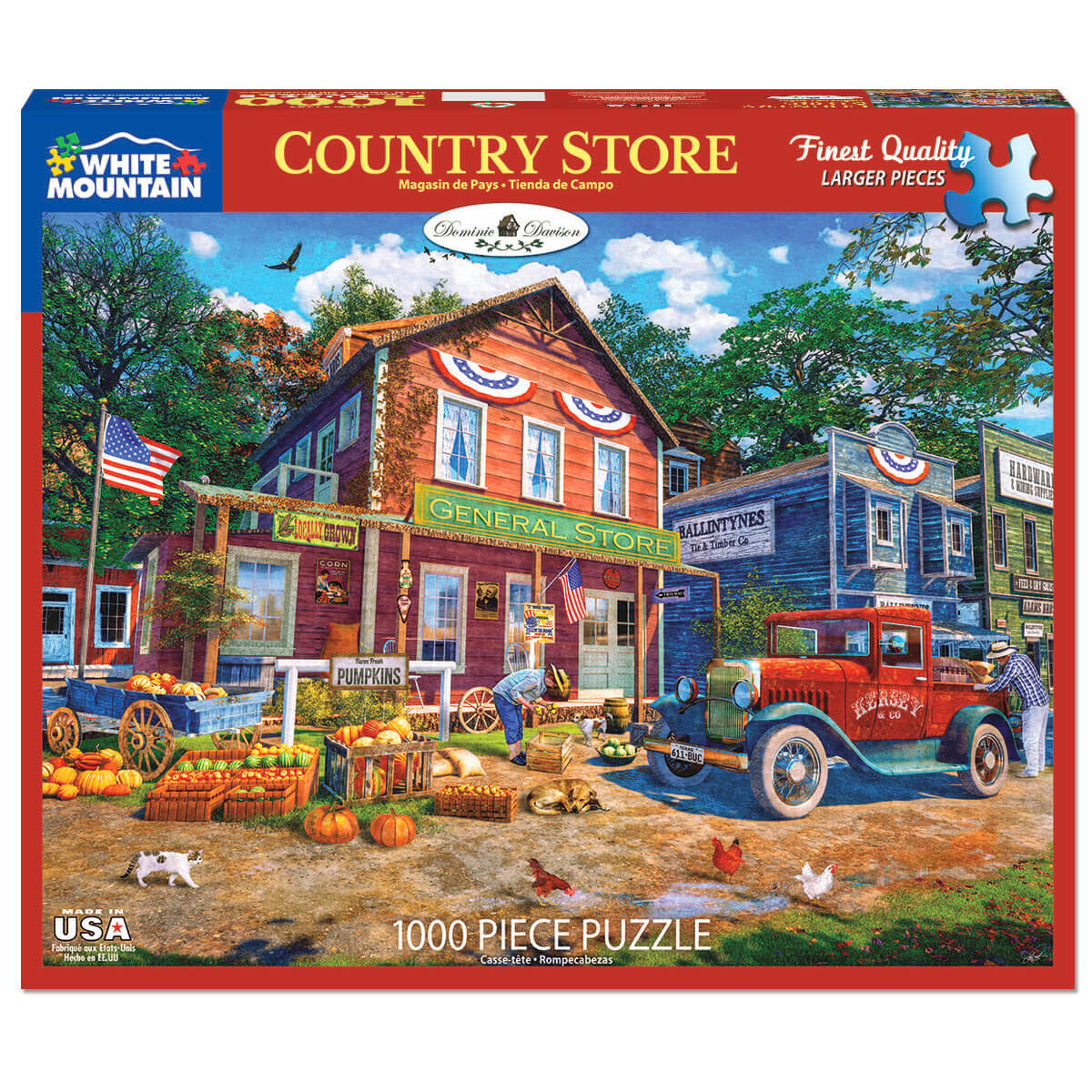 White Mountain Puzzles Country Store 1000 Piece Jigsaw Puzzle