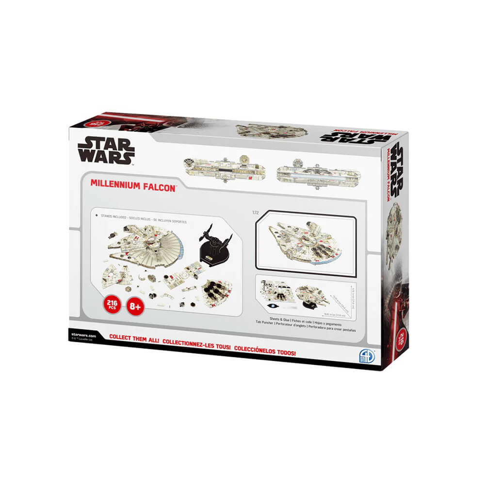 4DPuzz Star Wars Millennium Falcon Paper Model Kit