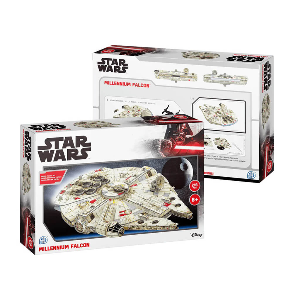 4DPuzz Star Wars Millennium Falcon Paper Model Kit