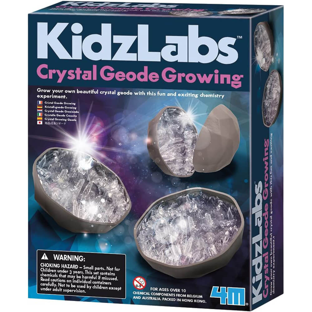 4M KidzLabs Grow Your Cystal Geodes STEM Science Kit