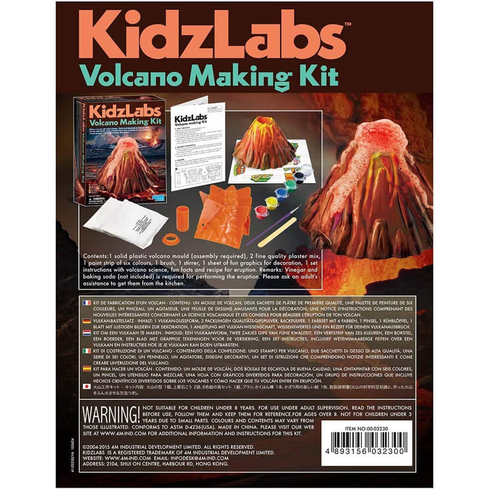 4M KidzLabs Volcano Making STEM Science Kit