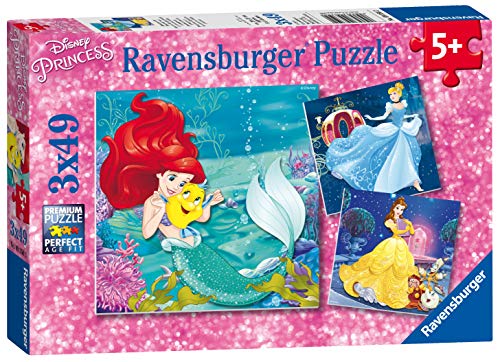 Ravensburger Princesses 3 x 49 pc Puzzles