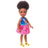 Barbie Club Chelsea Brunette Doll with Space-Themed Graphic