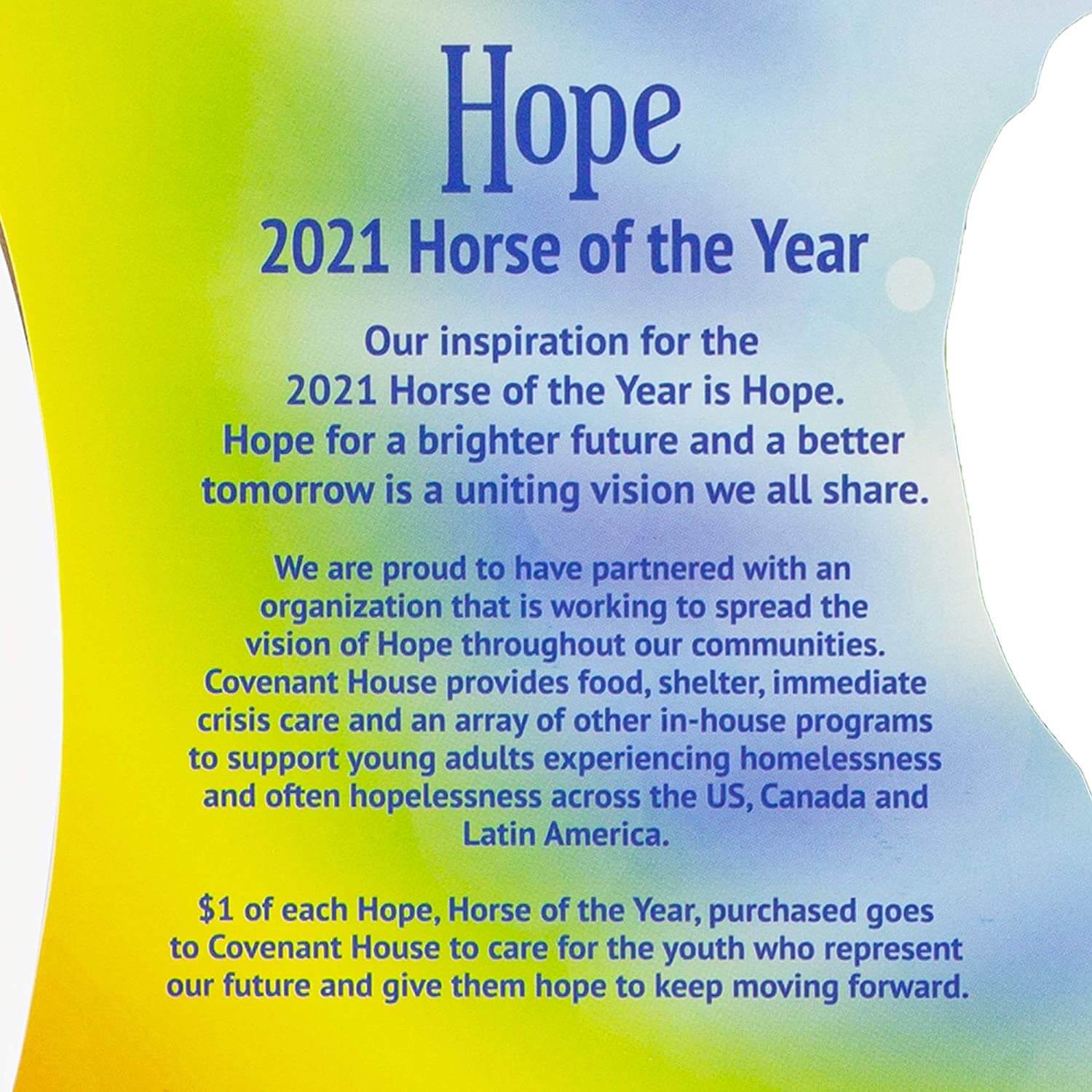 Breyer Freedom Series 2021 Horse of the Year Hope