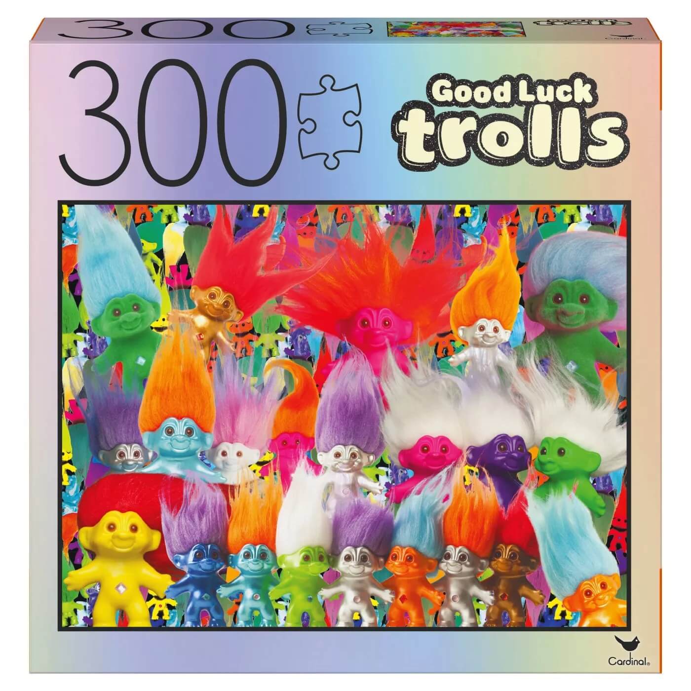 Cardinal Good Luck Trolls 300 Piece Puzzle