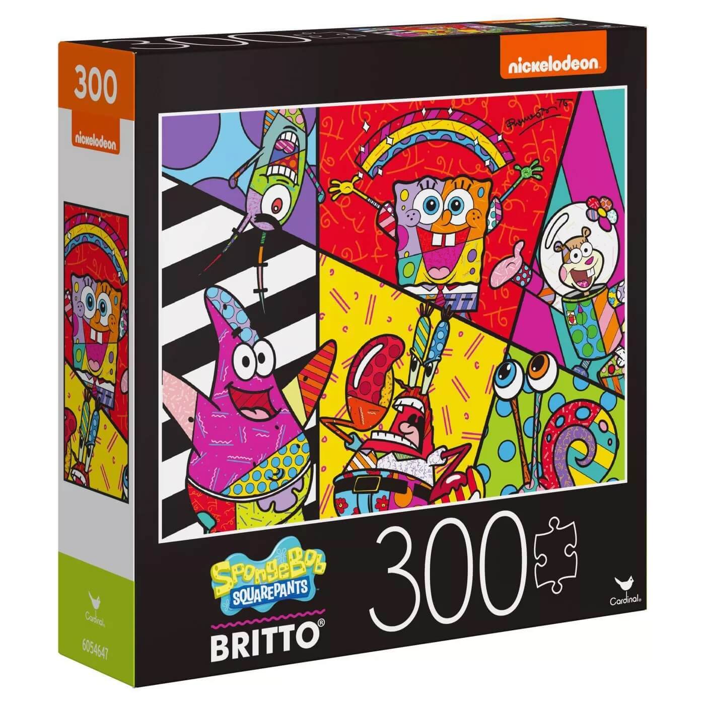 Cardinal Spongebob Squarepants Retro 300 Piece Puzzle