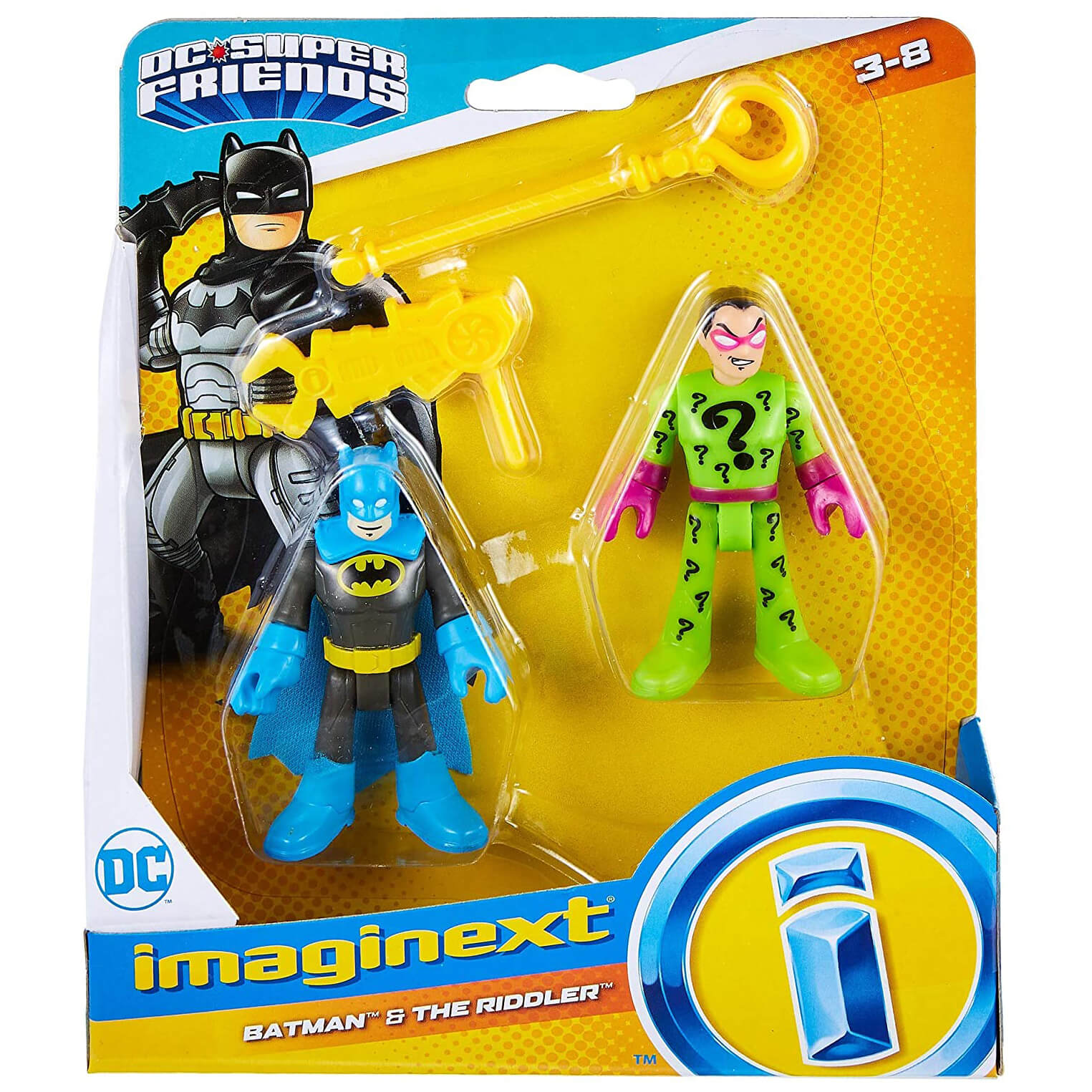 DC Super Friends Imaginext Batman & The Riddler Figures