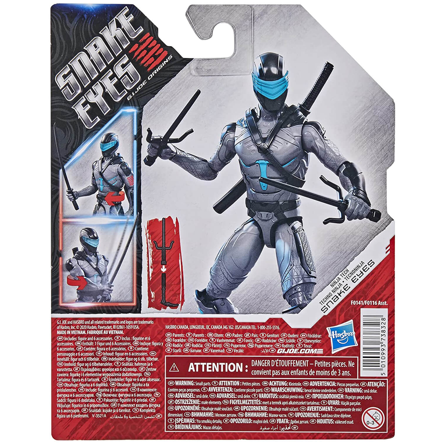 Snake Eyes: G.I. Joe Origins Ninja Tech Snake Eyes