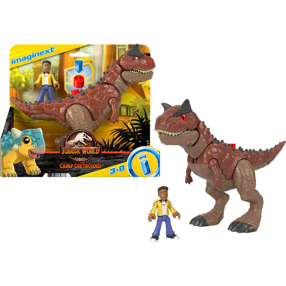 Imaginext Jurassic World Carnotaurus Toro and Darius