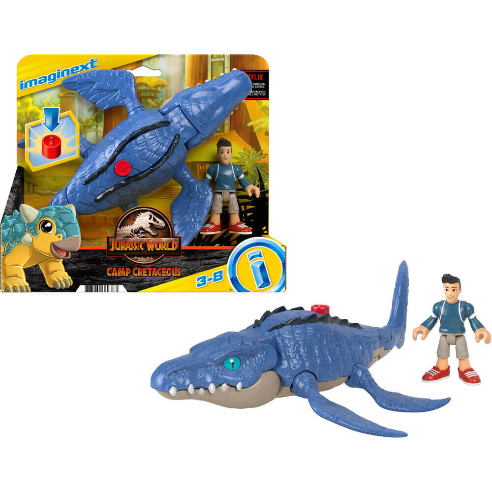 Imaginext Jurassic World Mosasaurus & Kenji