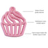 Itzy Ritzy Chew Crew Silicone Cupcake Baby Teethers