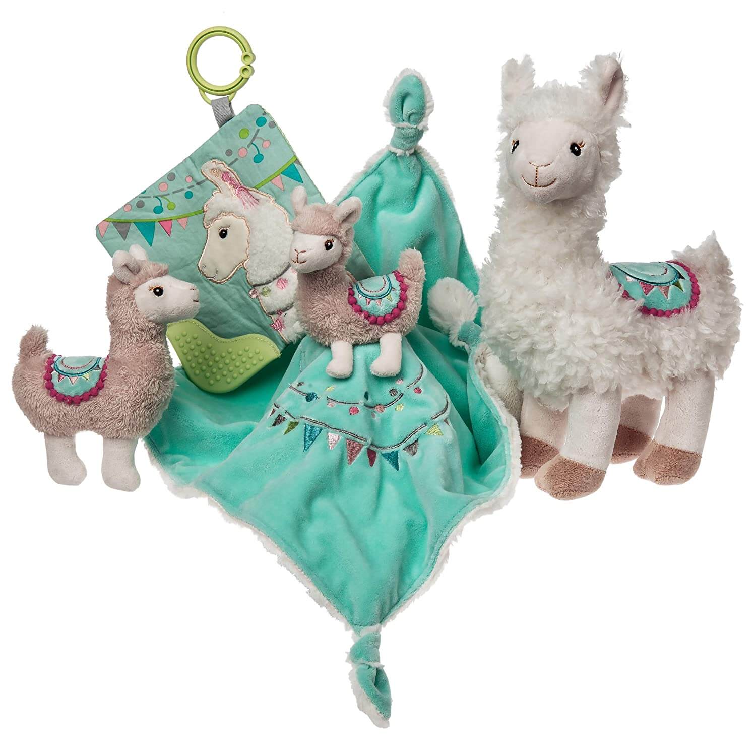 Mary Meyer Lily Llama Crinkle Teether