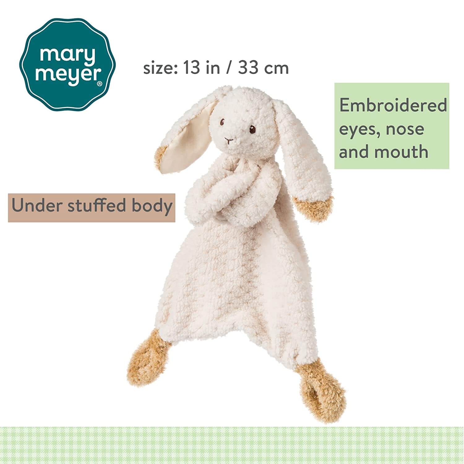 Mary Meyer Oatmeal Bunny Lovey