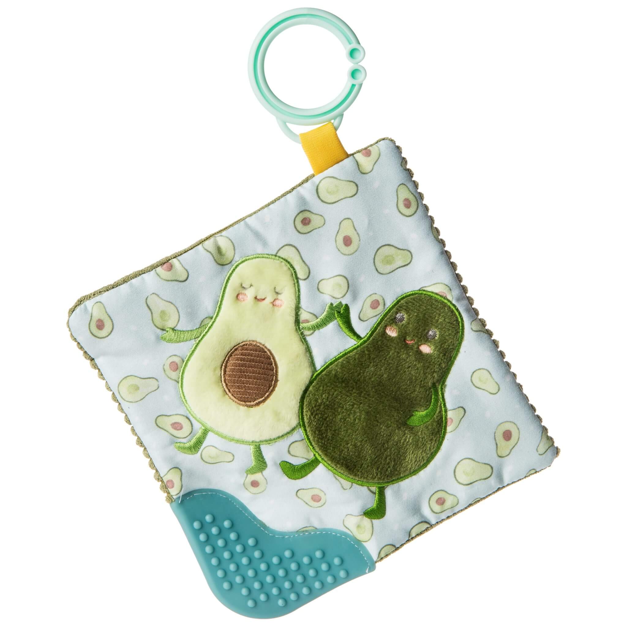 Mary Meyer Yummy Avocado Crinkle Teether