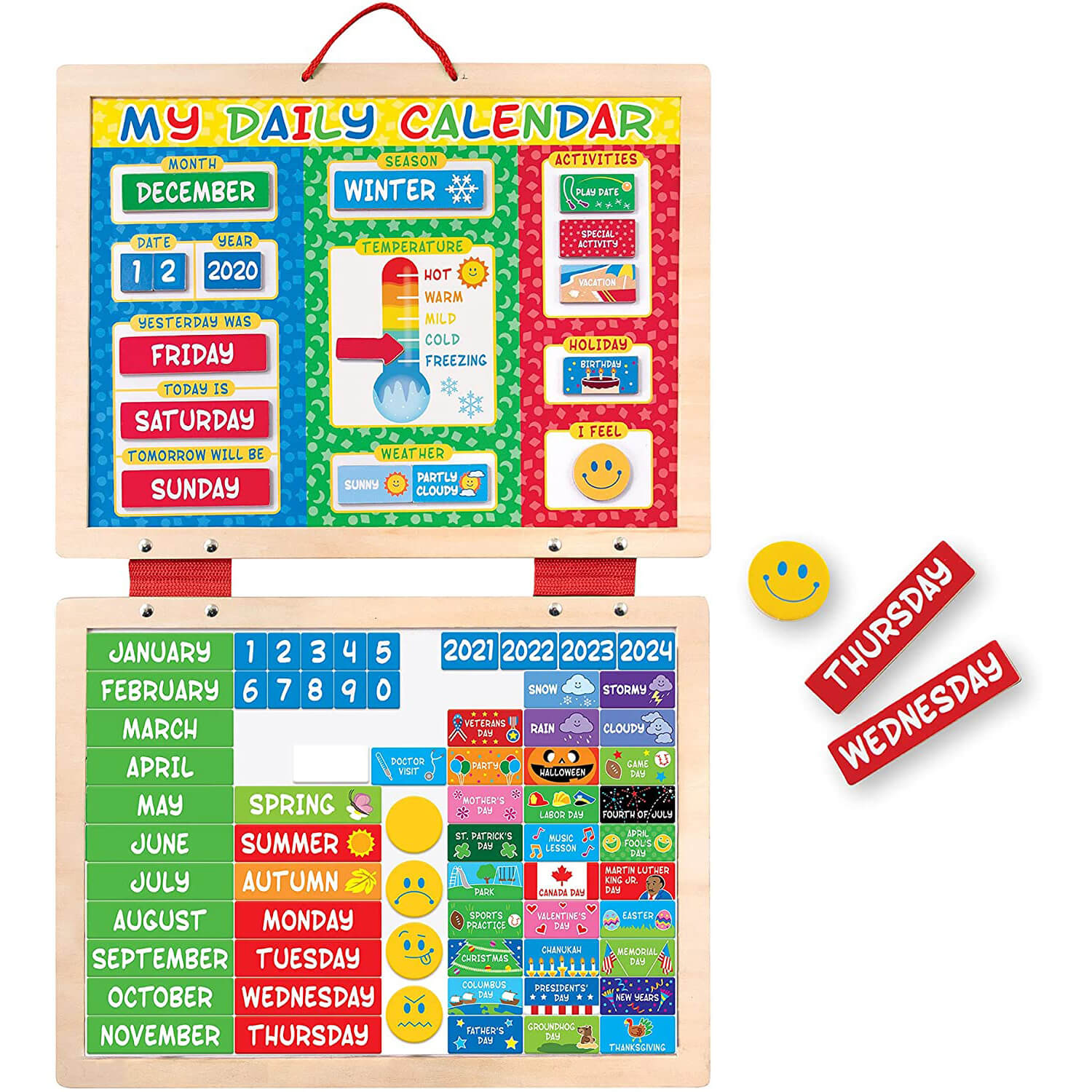 Melissa and Doug My Daily Magnetic Calendar Set