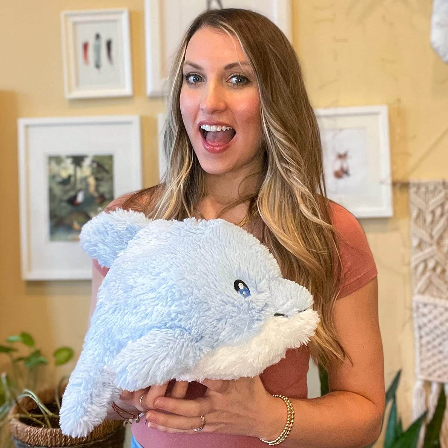 Mini Squishable Dolphin Plush