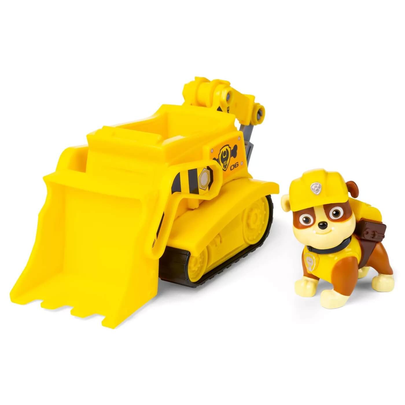 PAW Patrol Bulldozer Vehicle with Rubble Figure