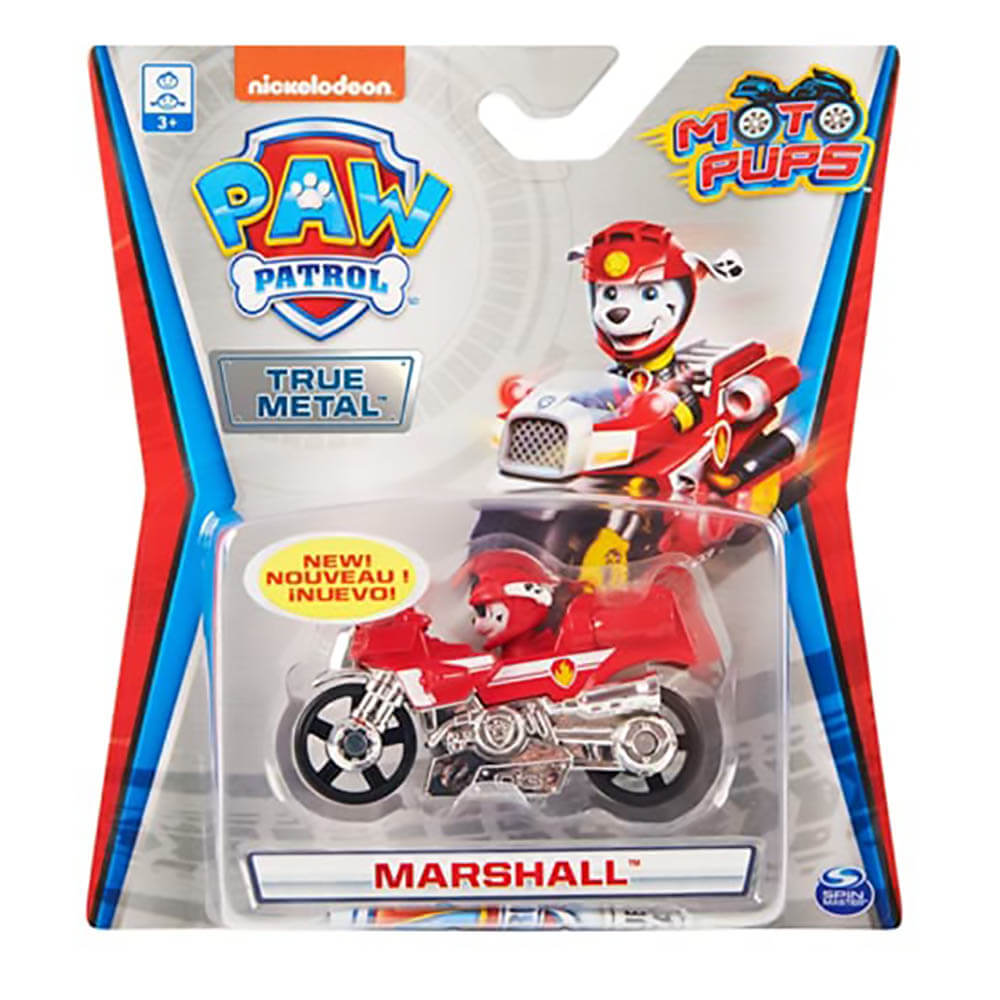 PAW Patrol Marshall Moto Pups True Metal Vehicle