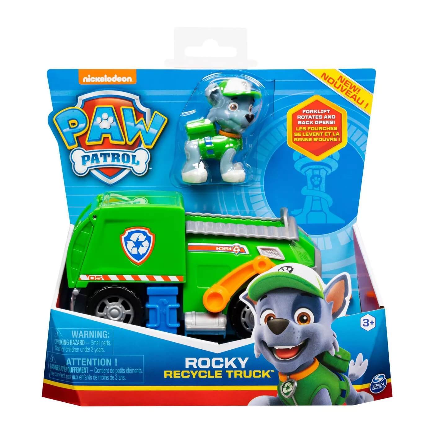 PAW Patrol Recycle Truck Vehicle with Rocky Figure