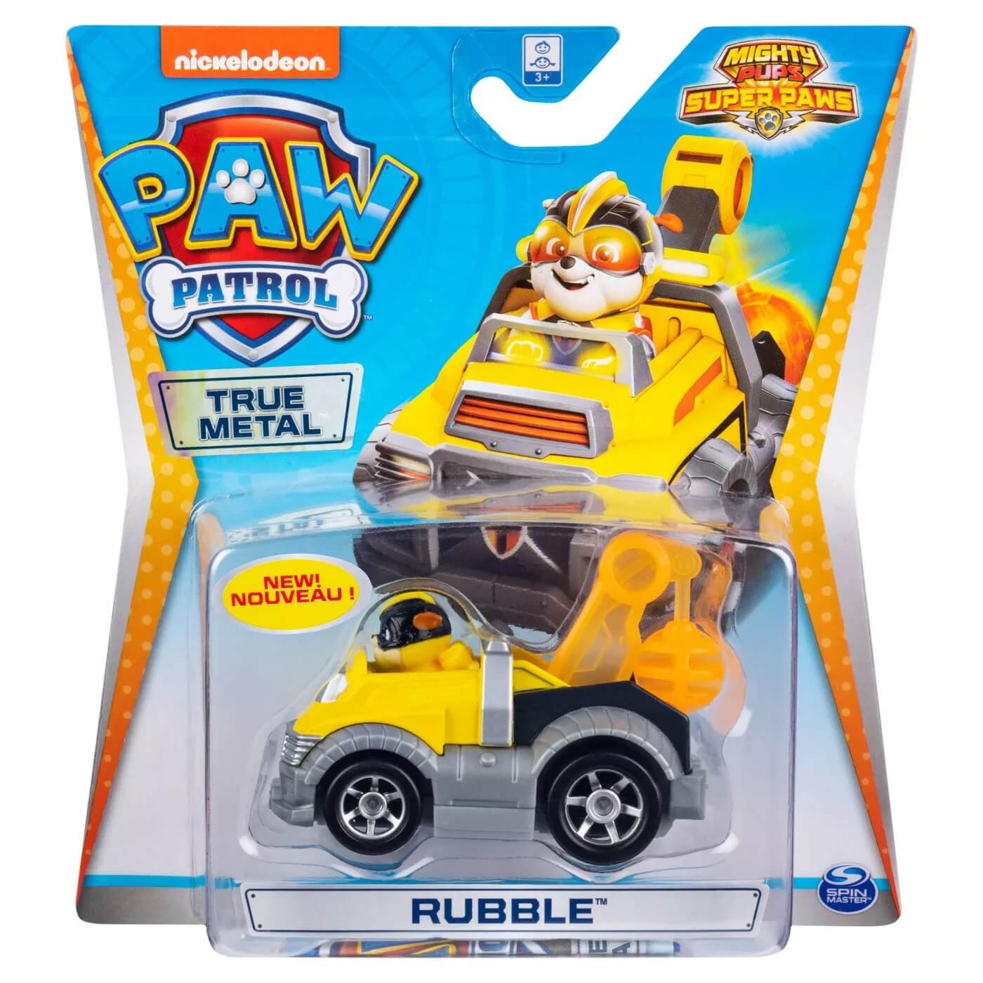 PAW Patrol True Metal Mighty Rubble Vehicle