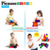 PicassoTiles Magnetic Tiles 61 Piece Building Set